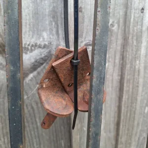 Wrought Iron Garden Gate with Hinges - Image 2
