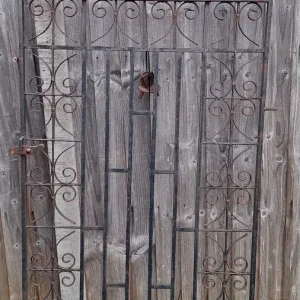 Wrought Iron Garden Gate with Hinges