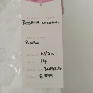 Rosetta Nicolini wedding dress size 14 - Image 4