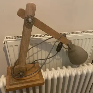 Oak Dowel desk or wall lamp - Image 3
