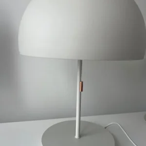 Colett muted grey table lamps - pair - Image 2