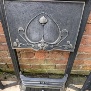 Art Deco cast iron fireplace - Image 3