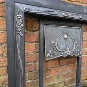 Art Deco cast iron fireplace - Image 5