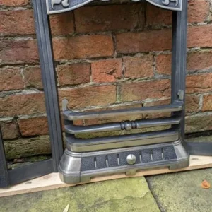 Art Deco cast iron fireplace - Image 7