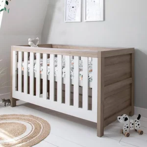 Tutti Bambini Modena Baby Cot Bed – 3-in-1 Wooden Crib, Toddler & Day Bed