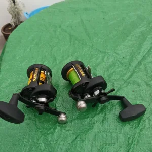 x2 penn 525 mag multiplier fishing reels in very good condition , quality - Image 2