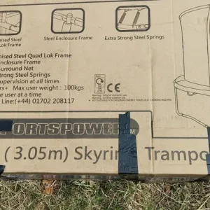 10ft trampoline dismantled and boxed - Image 2