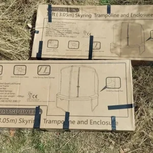 10ft trampoline dismantled and boxed - Image 3