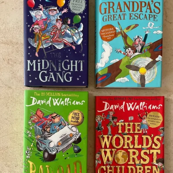 David Walliams x 4 Hardback Books