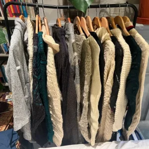 17 Aran Wool Sweaters – Mixed Sizes, Gently Used