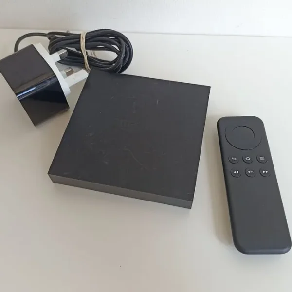 Amazon FireTV (2nd gen 4K) box with PSU and remote
