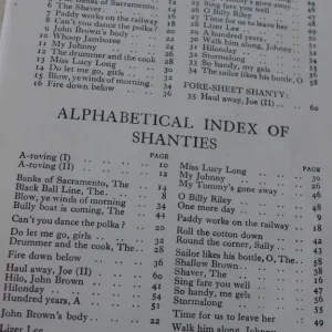 THE SHANTY BOOK 6240 PART TWO – SAILOR SHANTIES CURWEN EDITION 1922 - Image 3
