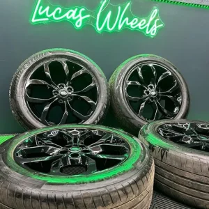 19-inch Powder Coated Alloy Wheels for Land Rover Discovery Sport, Evoque, Freelander 2 - Image 2