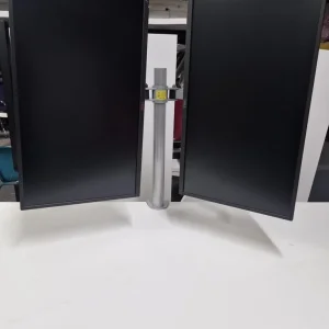 Dual Dell 27 inch HDMI monitors with dual arm stand - Image 8