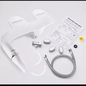 SAMODRA Ultra Slim Bidet Attachment for Toilet Seat – Dual Nozzle, All Fittings - Image 2