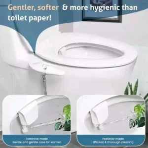 SAMODRA Ultra Slim Bidet Attachment for Toilet Seat – Dual Nozzle, All Fittings - Image 6