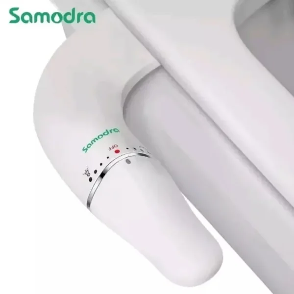 SAMODRA Ultra Slim Bidet Attachment for Toilet Seat – Dual Nozzle, All Fittings