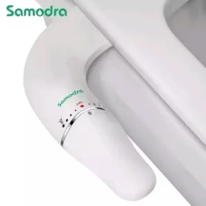SAMODRA Ultra Slim Bidet Attachment for Toilet Seat – Dual Nozzle, All Fittings