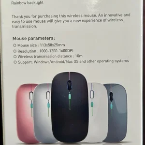 Rechargeable wireless mouse with rainbow backlight - Image 3