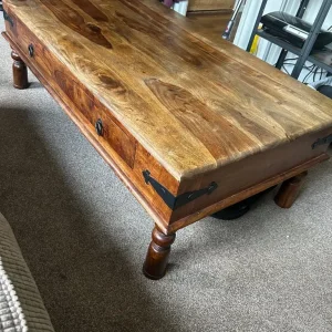 Wooden coffee table