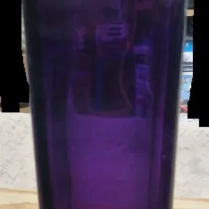 Oblong Purple Glass Vase - Image 3