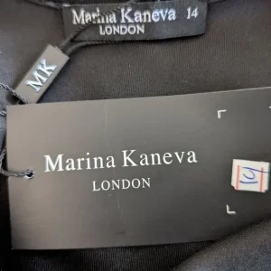 BLACK DRESS BY MARINA KANEVA LONDON - Image 2