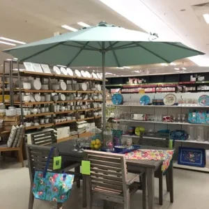 M&S duck egg parasol 80% new - Image 4