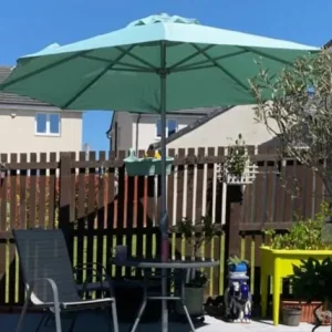 M&S duck egg parasol 80% new - Image 6