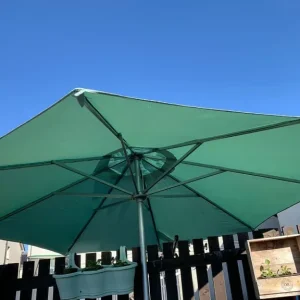 M&S duck egg parasol 80% new