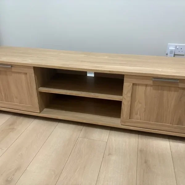 Julian Bowen Light Oak TV Unit