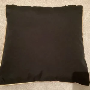 Four Square Green Leaf Cushions - Two Designs - Excellent Condition - Image 2