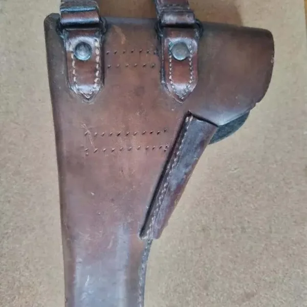 Vintage French Military MAC Model 1950 Pistol Leather Holster