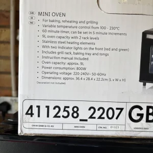 Counter top mini oven 9LTR - Image 4