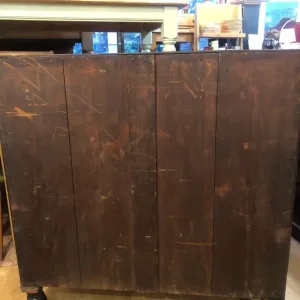 Antique Exotic Mahogany Chest of Drawers with Original Handles - Image 8