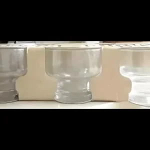CASH COLLECT ONLY BNO Coppa Lario Retro Vintage Glass Sundae Dishes x 6 - Image 5