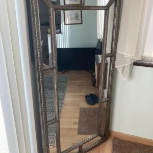 Crossland Grove Dawson Leaner Mirror Silver - 790 X 1575mm
