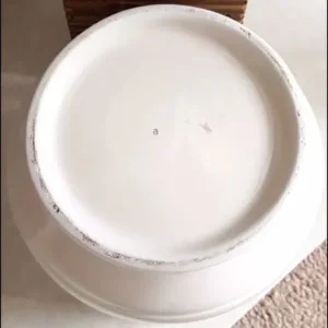 Cream Floral Ceramic Jardiniere Pot H121mm x D/W145mm - Image 6