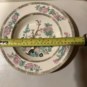 Chinoiserie Morley Ware Indian Tree Soup or Salad Bowl Circa 1940 - Image 3