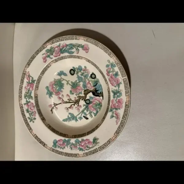 Chinoiserie Morley Ware Indian Tree Soup or Salad Bowl Circa 1940
