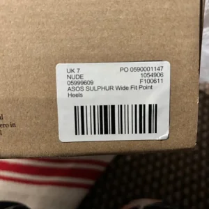 Ladies wide fit nude shoes size 7 - Image 4