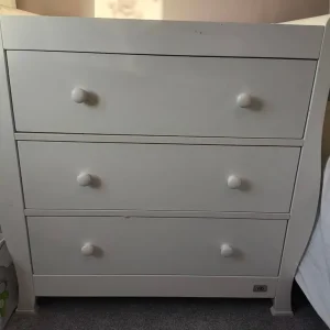 VIB White Nursery Furniture – Wardrobe and Chest of Drawers - Image 2