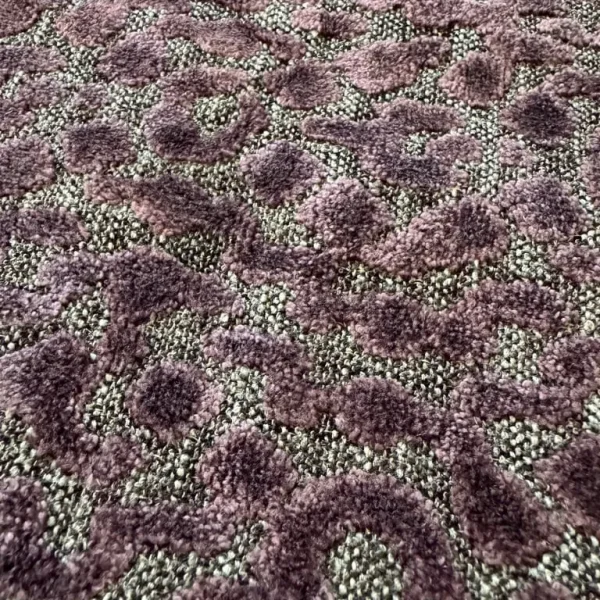Grey and violet cushion covers