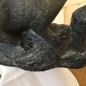 Vintage Beaver soap stone sculpture by Wolf Originals - Image 5