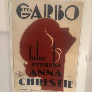 Vintage Swedish movie poster Anna Christie 1930