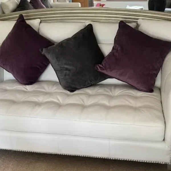White 2&3 sofa