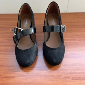 Next Forever Comfort Women's Black Suede Heels Size 5 - Image 3