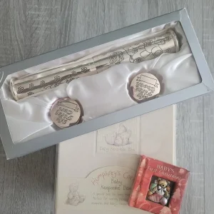 Silver plated birth certificate, tooth, curl and keepsake boxes - Image 2