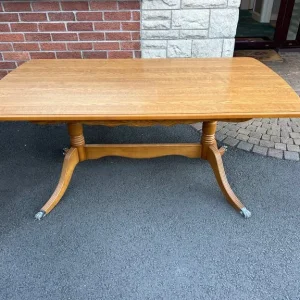Dining table & six chairs