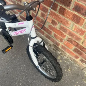 Ridgeback Melody kid bicycle white with lights 16inch wheels - Image 4