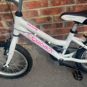 Ridgeback Melody kid bicycle white with lights 16inch wheels - Image 6